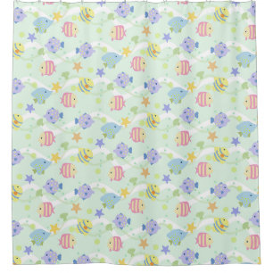 Cute Fishes Pastel Green