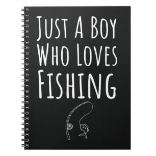 Cute Fishing Gifts For Baby Boys Kids Fisher Notebook