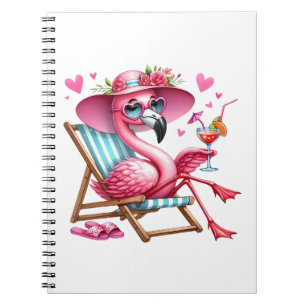 Cute Flamingo clipart Notebook