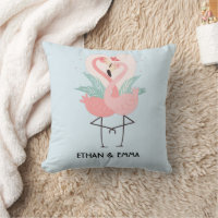 Cute Flamingo Couple Personalized Valentine's Day