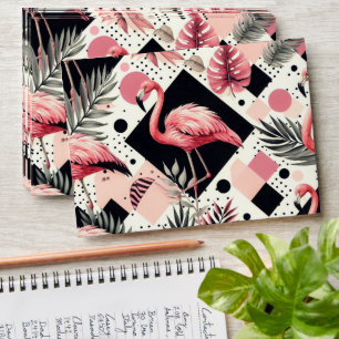 Cute Flamingo Geometric Envelope