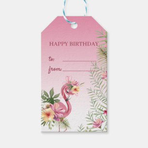 Cute Flamingo Gift Tags