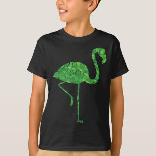 Cute Flamingo Shamrocks Shirt St Patricks Day Anim