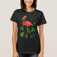Cute Flamingo St Patrick's Day Leprechaun Hat Flam