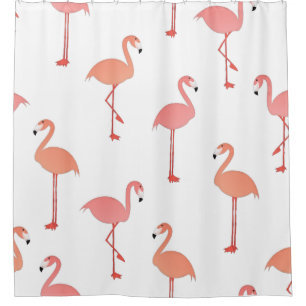 Cute flamingo summer illustration seamless pattern