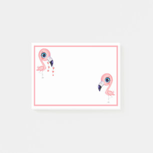 Cute Flamingos Post-it Notes