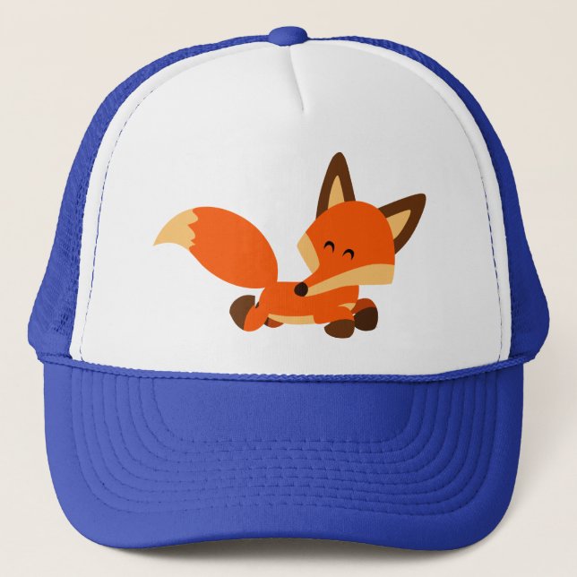 Cute Fleet Cartoon Fox Hat (Front)
