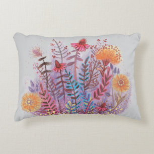 cute floral accent pillow