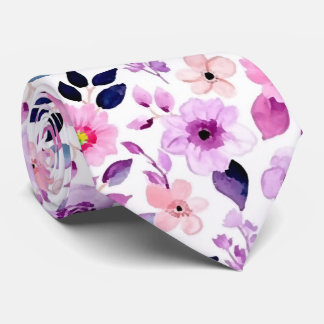 cute floral and glamour seamless pattern  tie