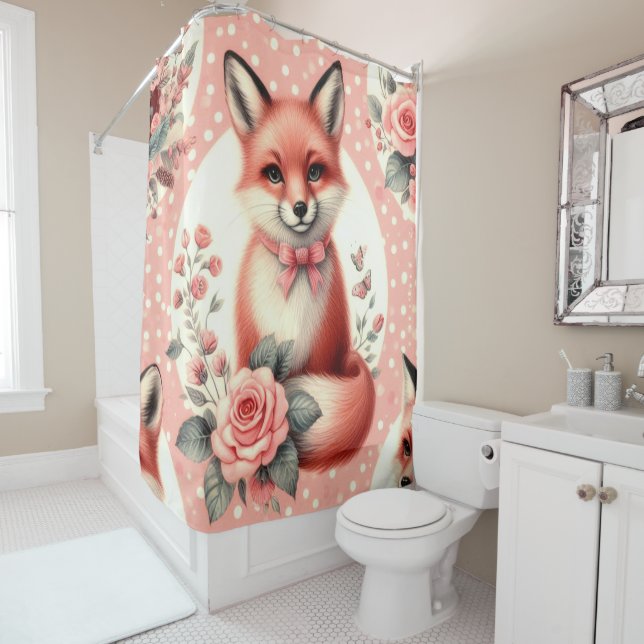 Cute Floral Baby Fox (In Situ)