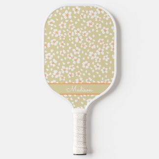 Cute Floral Daisy Girls Pickleball Paddle