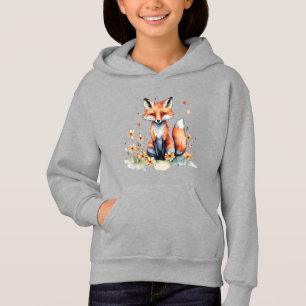Cute floral fox