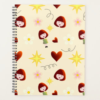Cute Floral Girl Planner