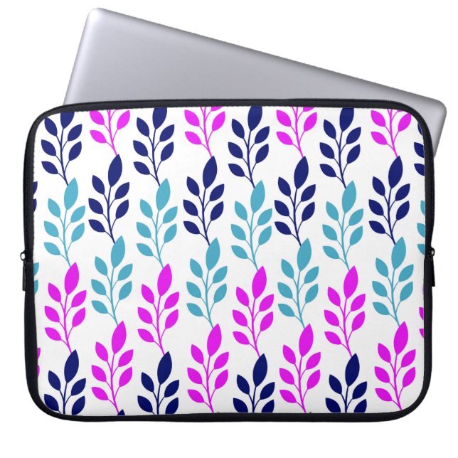 Cute Floral Laptop Sleeve (Front)