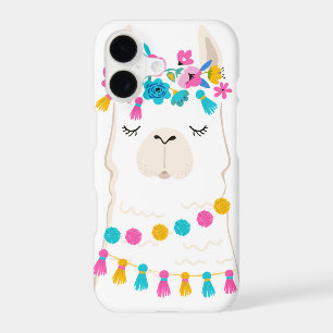 Cute Floral Llama