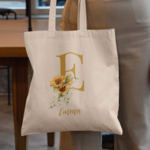 Cute floral monogram and name personalized