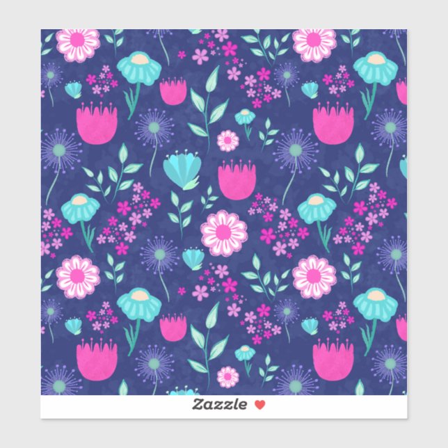 Cute floral pattern background (Sheet)