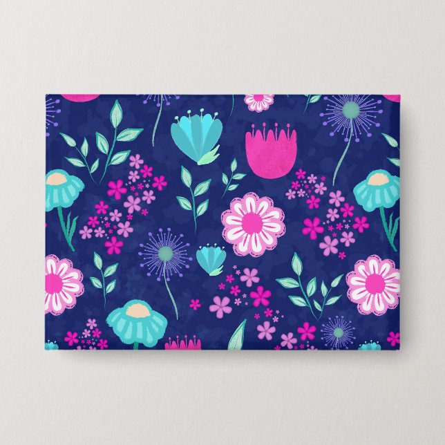 Cute floral pattern background (Front)