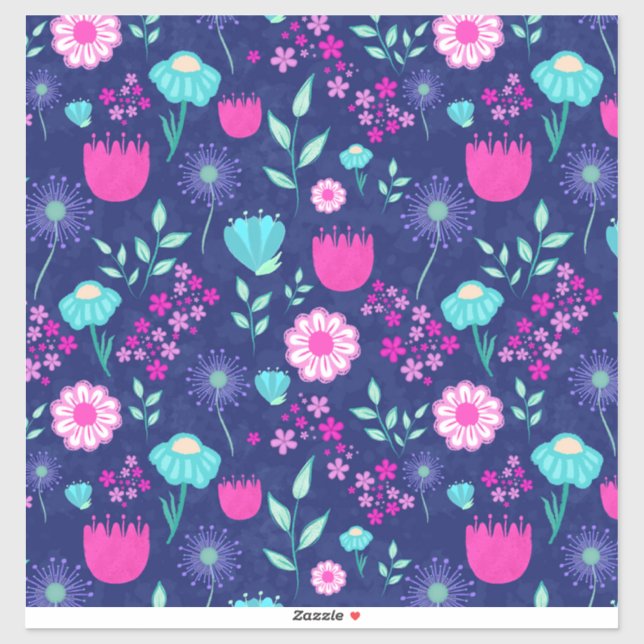 Cute floral pattern background (Sheet)