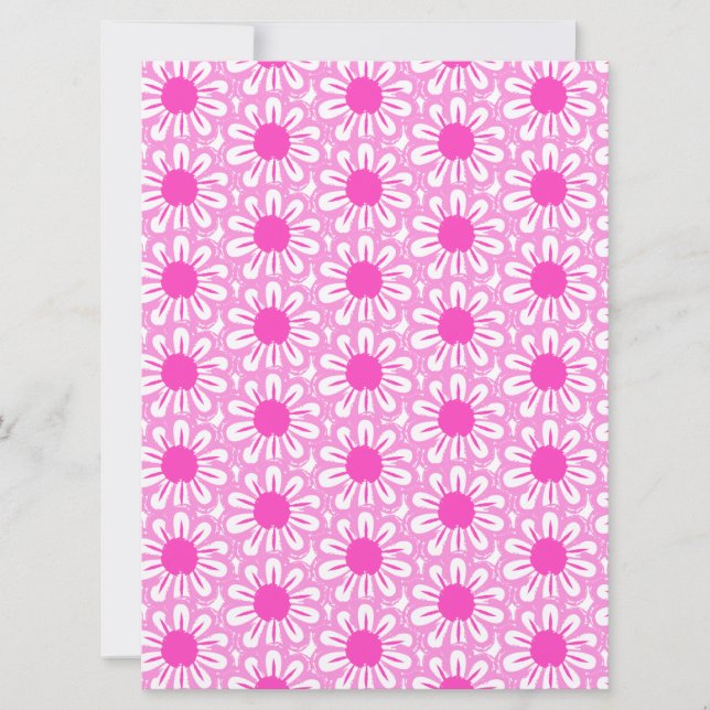 Cute floral pattern background (Front)