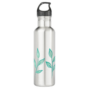 Cute floral pattern background 710 ml water bottle