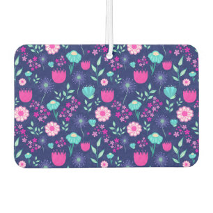 Cute floral pattern background air freshener