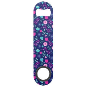 Cute floral pattern background bar key