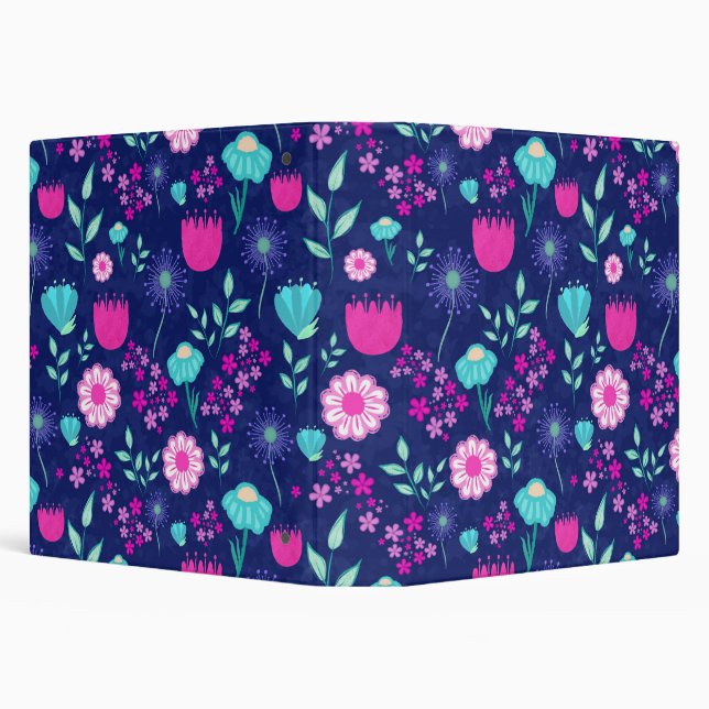 Cute floral pattern background binder (Background)