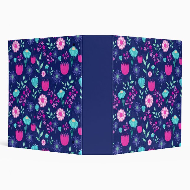 Cute floral pattern background binder (Background)