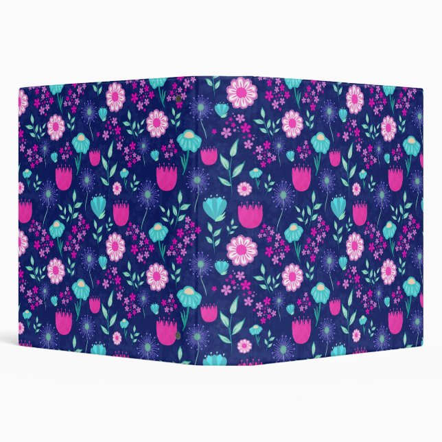 Cute floral pattern background binder (Background)