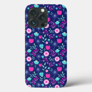 Cute floral pattern background iPhone 13 pro case