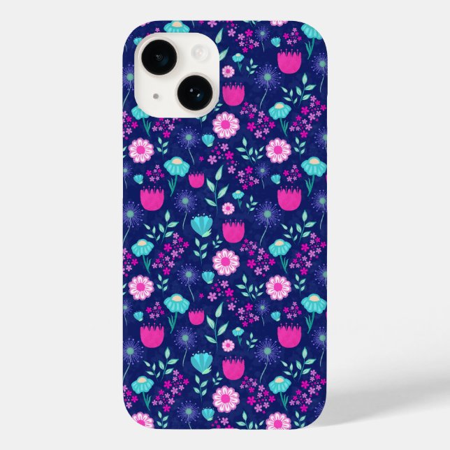 Cute floral pattern background Case-Mate iPhone case (Back)