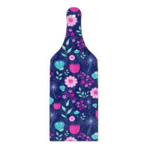 Cute floral pattern background cutting board