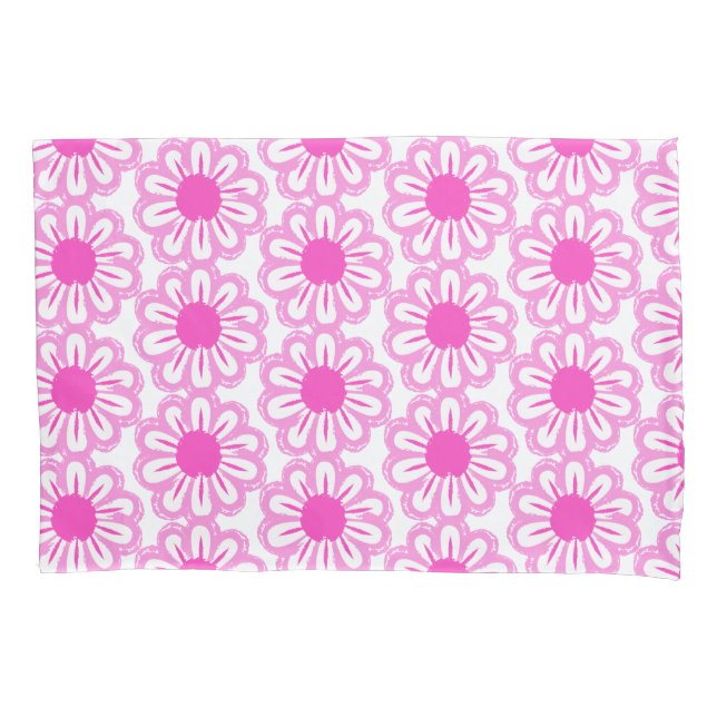 Cute floral pattern background pillowcase (Front-Left)