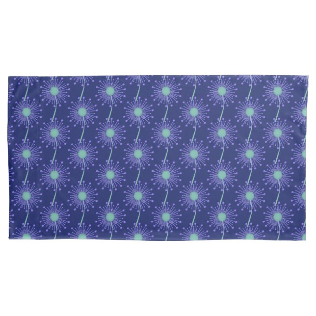 Cute floral pattern background pillowcase (Front-Left)