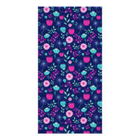 Cute floral pattern background