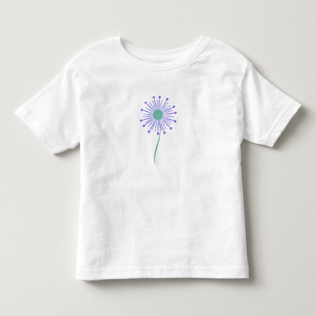 Cute floral pattern background toddler t-shirt (Front)