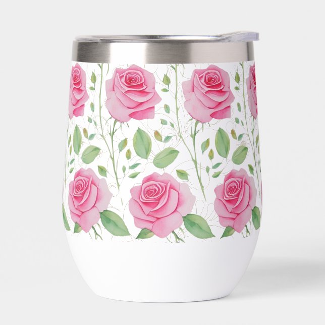 Cute,  floral/rose repeating pattern  (Left)