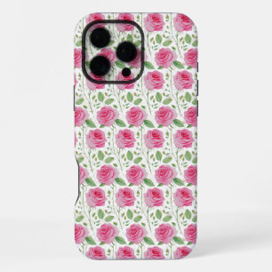 Cute,  floral/rose repeating pattern  iPhone 16 pro max case
