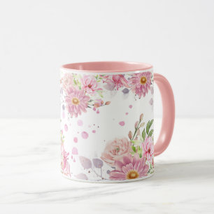 Cute Floral Sublimation Mug