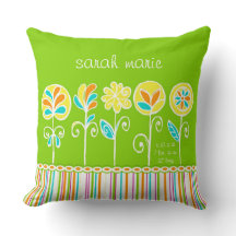 Cute Flower and Stripes Customizable Baby