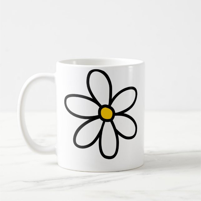 Cute Flower Coffee Mug (Left)