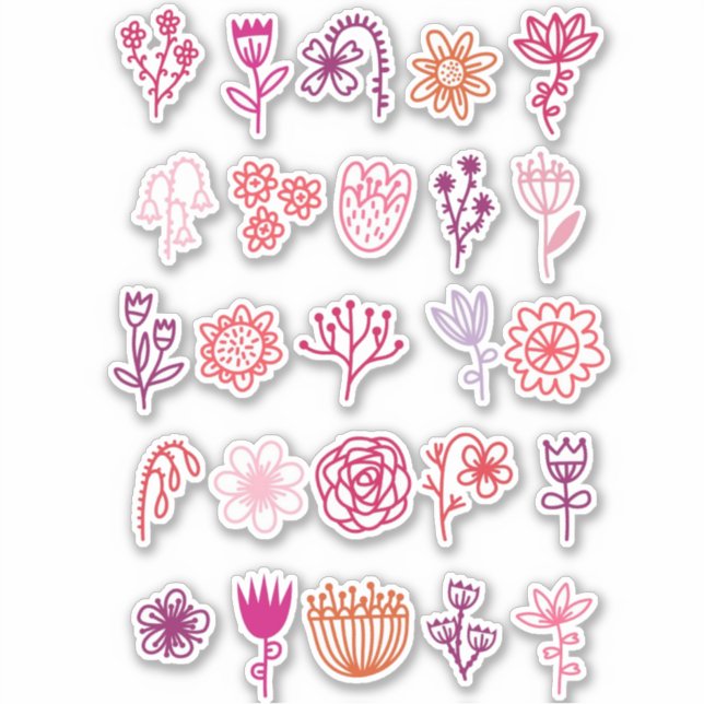 Cute Flower Doodle  (Front)