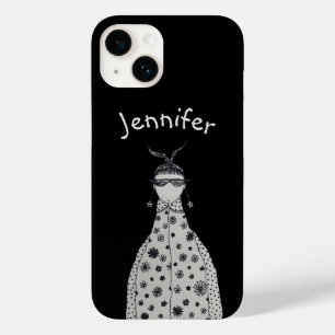 Cute flower earrings Case-Mate iPhone case