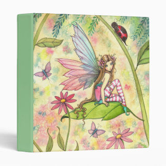 Cute Flower Fairy and Ladybug Binder