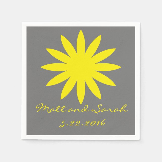 cute Flower Napkin (Front)