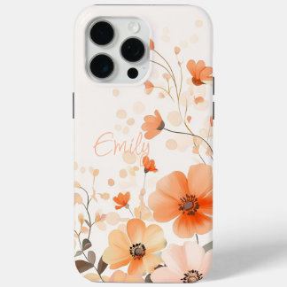 Cute Flower Pattern Name iPhone Case