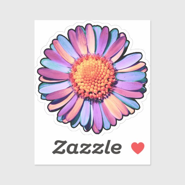   Cute Flower Purple Pink Blue Boho Daisy Bisexual (Sheet)