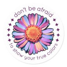 Cute Flower Purple Pink Blue Daisy Womens Bisexual