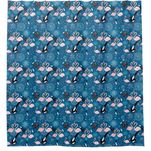 Cute flowers flamingos pattern (Front)
